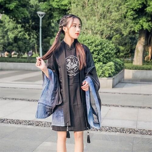 Kimonos Print Cardigan Kimono Long Sleeve Sun Protection Clothing Women Cosplay Costume Asia Japanese Traditional Yukata Women