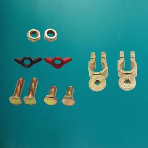 Car Truck Marine Boat RV Battery Terminal Connectors Clamp with Wing Nut