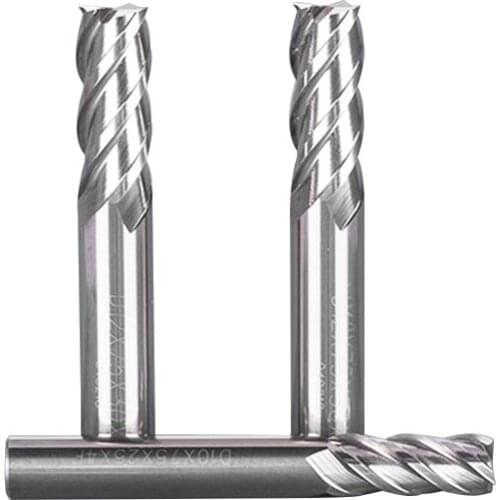 4Flutes 4,6,8,10,12mm*50,60,75,100 end mill for Ceramic Bit Milling Tools Carbide CNC milling cutter