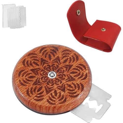 1 Set Wooden Bread Trimming Cutter Blades Bread Making Tools With Cover Bread Cheese Cutter Protective Case