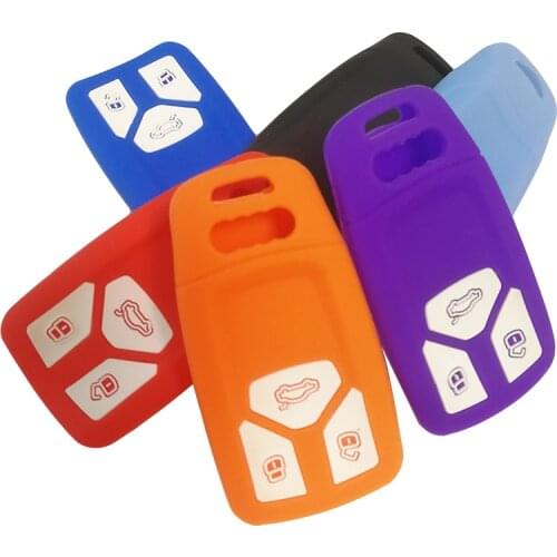 Cute Key Cover Case For Audi A4 New A4 A4L A5 A6L QT S5 S7 Q7 TTS Auto Protection Key Shell Accessories