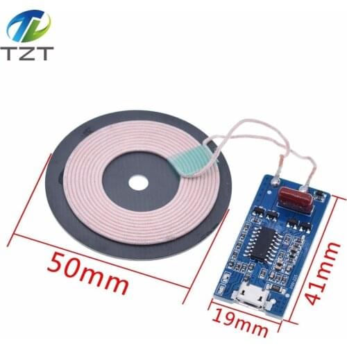 Wireless Charger Module Transmitter PCBA Circuit Board with DIY Coil Charging 5W Qi Wireless Charging Standard