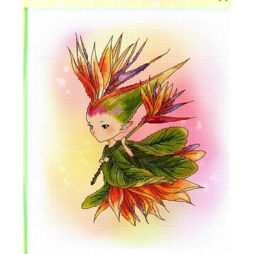 Top MM Counted Cross Stitch Kit Paradise Bird Elf Handmade Needlework For Embroidery 14ct Cross Stitch