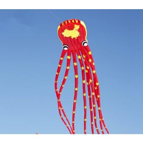 Inflatable windsock octopus soft kite outdoor game child Single line kite rainbow kite adult outdoor toys kites for adults