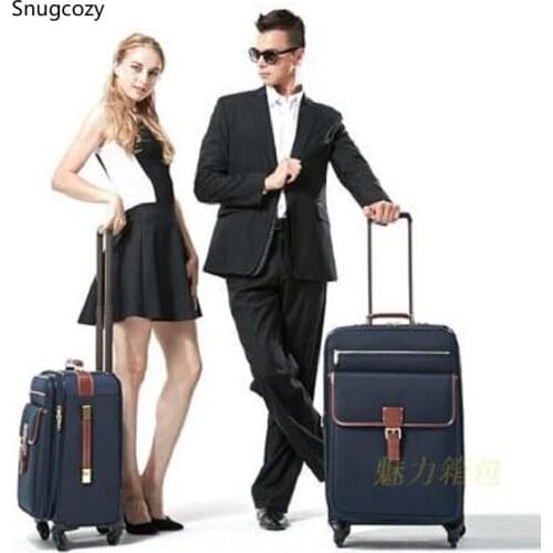 Snugcozy high-quality 20-inch boarding Rolling Luggage Spinner 24-inch air checked Suitcase combination lock Safe and stylish