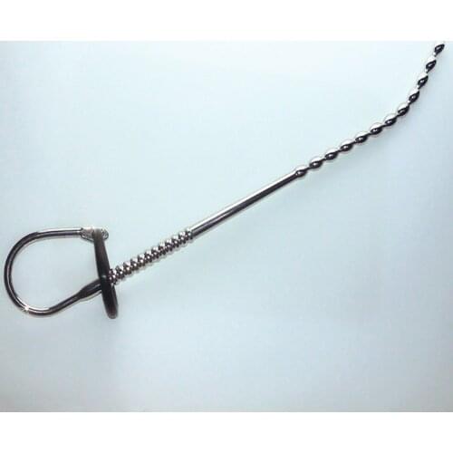 Stainless steel urethral dilator male penis urethra stretch plug masturbation catheter sound stimulation insertion sex toy gay