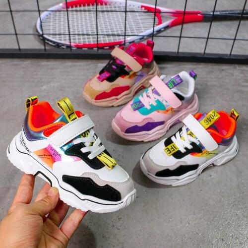 2020 Spring Kids Sport Shoes for Girls Sneakers Running Shoes Boys Fashion Comfortable Casual Kids Shoes for Girl Children Shoes