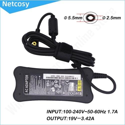 20V 3.25A 65W 5.5*2.5mm AC Adapter Power Laptop Charger For Lenovo IdeaPad G230 G430 G450 G45 G555 G560 Y450 Y530 Y470 Y650 Y550