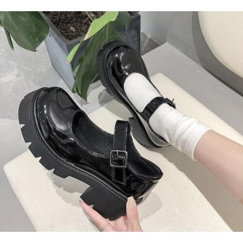 Women Shoes Japanese Style Lolita Shoes Women Vintage Soft High Heel Platform shoes College Student Mary Jane shoes