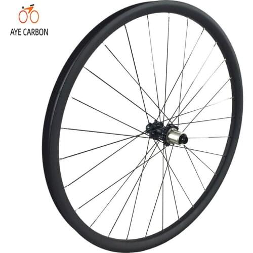 29er mtb wheelset carbon bicycle wheels 29 inch clincher carbon mtb wheels straight pull hub 40mm width clincher rims