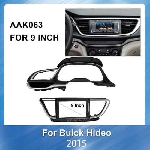 9 inch For Buick Excelle 2015 2 din Radio Fascia for Stereo Audio Panel Mount Installation Dash Kit Frame Adapter Stereo DVD