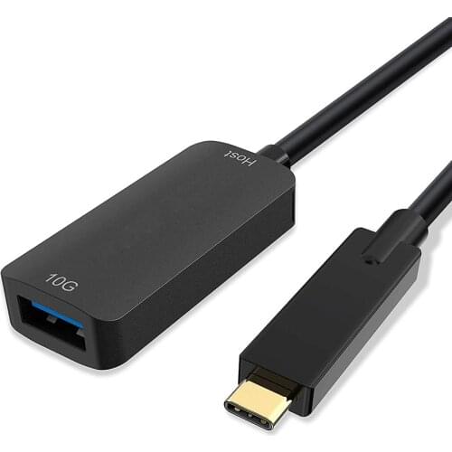 Active USB-C extension cable 5M 10G USB 3.1 Type C to USB A Female Extension Cable cord for Oculus Quest 2, Oculus Rift VR etc