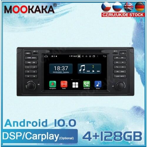 Android 10 For Benz E39 1995-2003 GPS Multimedia Player Head Unit Audio Car Radio Navigtion Tape Recorder Stereo