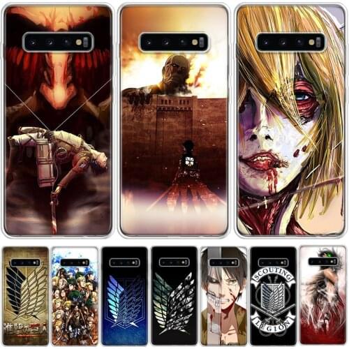 Anime Japanese attack on Titan Phone Case For Samsung GalaxyA90 A71 A70 A51 A50 A41 A40 A30 A21 A10 A9 A8 A7 A6Plus M30S A20E A0