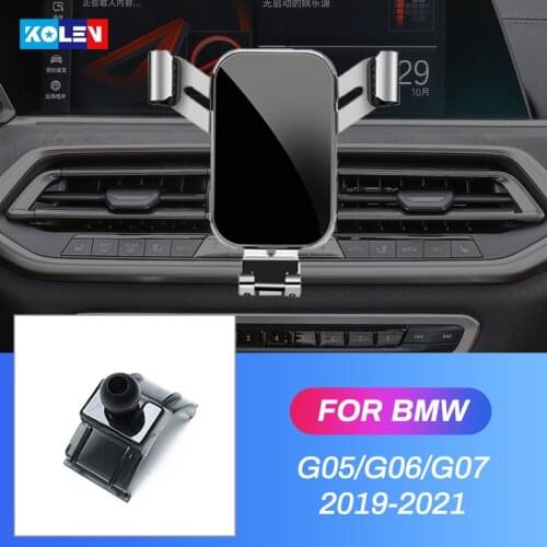 For BMW G05 G06 G07 X5 X6 X7 2019-2021 Car Mobile Phone Holder 360 Degree Gravity Stand GPS Air Vent Mount Navigation Bracket