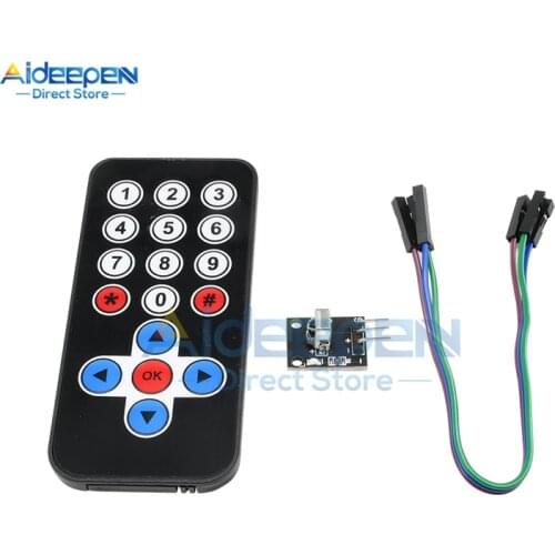 1Set Infrared Remote Control Module Wireless IR Receiver Module DIY Kit HX1838 For Arduino Raspberry Pi DIY KIT