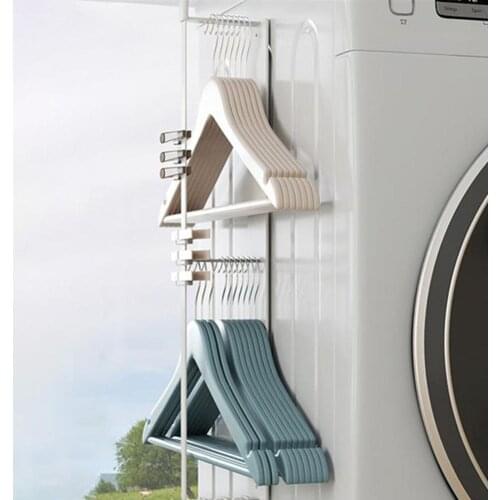 Kitchen Magnetic Fridge Side Towel Holder Hanger Storage Rack Shelf Organizer