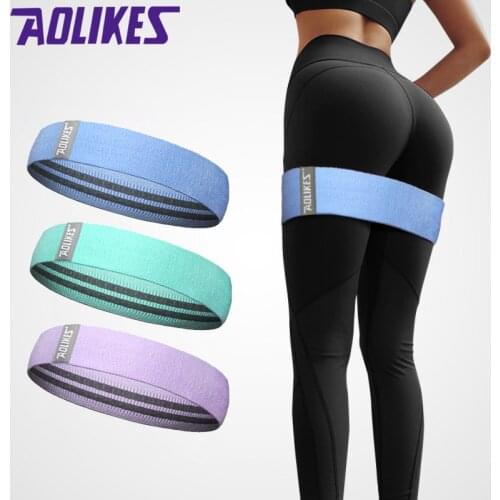 The New Unisex Booty Band Hip Circle Loop Resistance Band Workout Exercise for Legs Thigh Glute Butt Squat Non-slip Bands