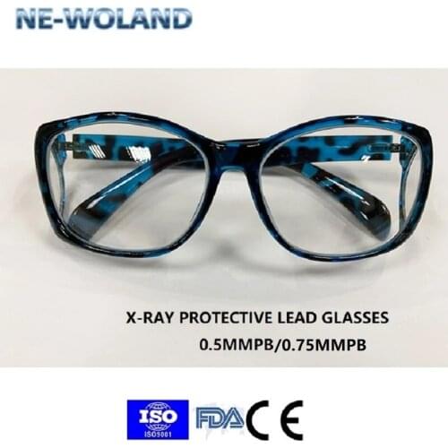 Best selling Lead glasses men & wowen ionizing radiation Front& side protection lead spectacles ray shielding 0.5mmpb 0.75mmPb