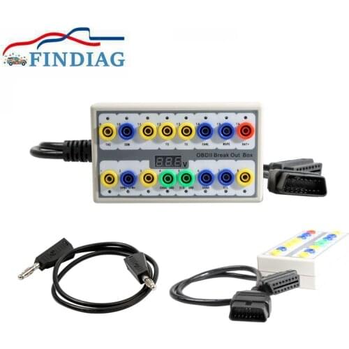 Best Break Out Box Car Protocol Detector Auto Test Box OBD2 Break out Box Auto Car Diagnostic Tool Car Monitor OBD2 Interface