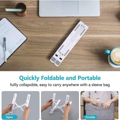 2 In 1 Portable Tablet Stand for Ipad Air Pro ABS Plastic Folding Multifunctional Tablet Phone Holder Drawing Board Support