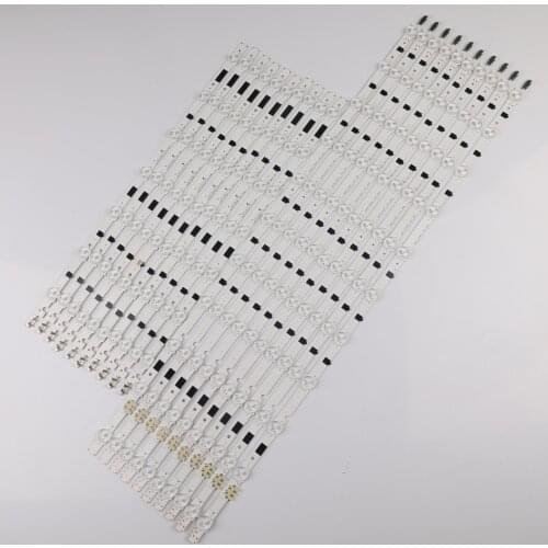 20pcs LED strip 11+7 lamps For SAMSUNG 2013SVS55F L+R D2GE_550SCA-R3 D2GE_550SCB-R3 UA55F6400 UA55F6800 UA55F6300 UN55F6350