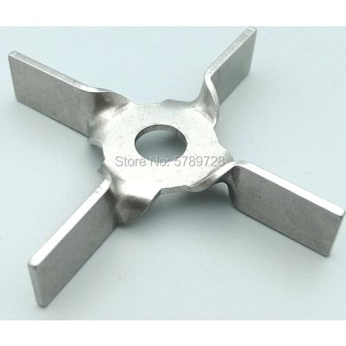 1pcs 304 Stainless steel four blade paddle,Diameter 60mm 70mm laboratory stirring paddle blade