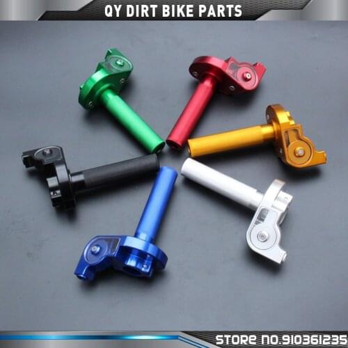 High Qualtiy CNC Aluminum Throttle Grips for Kayo Apollo Bosuer Xmotos Zongshen 110 125 140 150 160cc 250cc Dirt Pit Bike cross