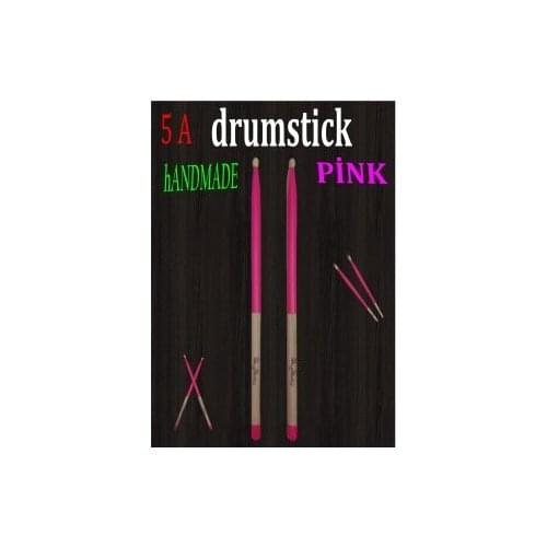 Pongee 5 A Drumstick Shiny Model Drum, drum Drum Double Color Pink Professional Drum Designed for Drum Player Concert