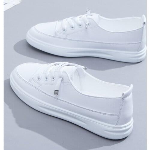 Shallow Mouth White Shoes Women 2021 New Spring Board Shoes Student Casual Womens Shoes