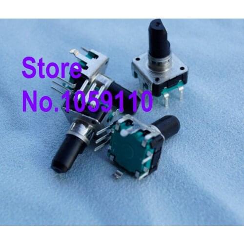 20pcs/lot EC12E2424407 5 pin with a push switch