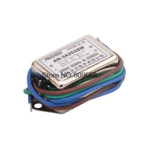 3A 6A 10A with Wire Power Filter AN-3A2D26W AN-6A2D26W AN-10A2D26W EMI Power Filter