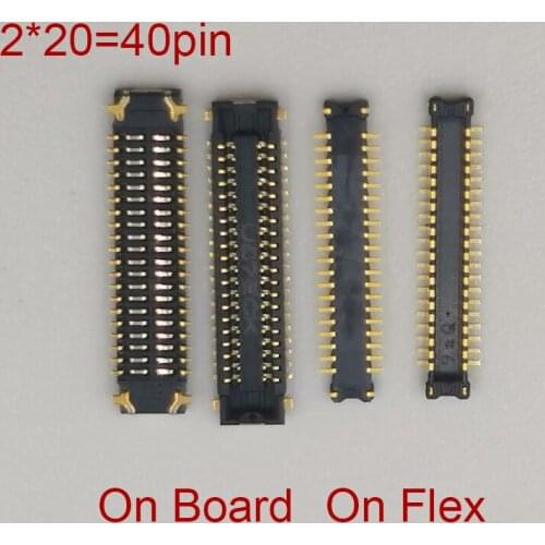5Pcs 40pin Screen Flex Port Plug For Huawei G9 P9 Lite 5X 5C Honor 7 Lit e X1 GR5 Mini GT3 LCD Display FPC Connector On Board