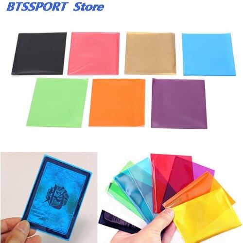 50PCS/lot Color Matte Cards Sleeves,Cards Protector For Trading Cards Shield Magic Card Cover Pkmn/YU-GI-OH Sleeve 6.5Cm X 9Cm