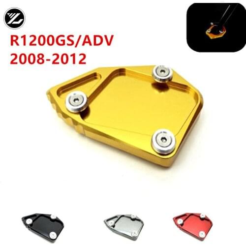 Motorcycle Side Stand Enlarge Kickstand Plate For BMW R 1200 GS 2007-2012 R1200 ADV 2008 2009 2010 2011 2012