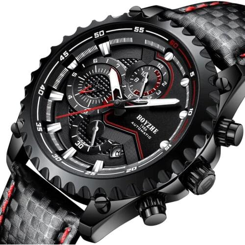 Forsining 2021 Stainless Steel Waterproof Mens Skeleton Watches Top Brand Luxury Transparent Mechanical Sport Male Wrist Watches