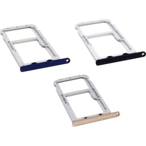 Dual SIM And Micro SD Memory Card Tray Holder for Huawei Honor V9 Blue Black Rose Gold Color