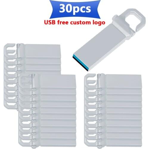 Bulk 30pcs free logo Free Shipping Real Capacity usb 3.0 pen drive 16gb 32gb 64gb flash drives pendrive 128 gb usb memory stick