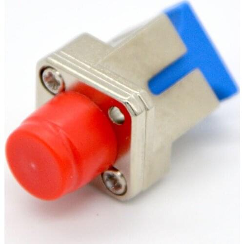 Hot Sell 10PCS NEW FC-SC Single Core Fiber Connector APC Rhombus Flange Coupler Adapter Insertion Loss 0.2dB Wholesal