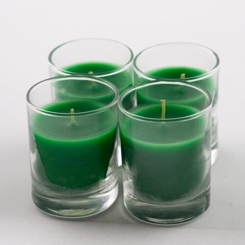 Horizon Candle Cup Candle Apple Scented 4'lü Package