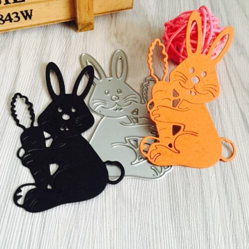 Easter Bunny Metal Cutting Dies Stencils For DIY Scrapbooking Craft Photo Album Decorative Embossing Paper Card Rabbit Cut Dies