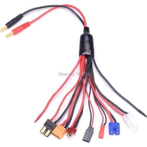 Multifunctional Lipo Battery Multi Charging Plug Convert Cable Transfer Line For IMAX B6 Charger RC Hobbies Accessories