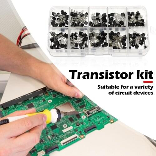 200pcs Transistor Kit Box Set BC327 BC337 BC517 BC547 BC548 BC549 BC550 BC556 BC557 BC558 Diode Assort Mix Pack