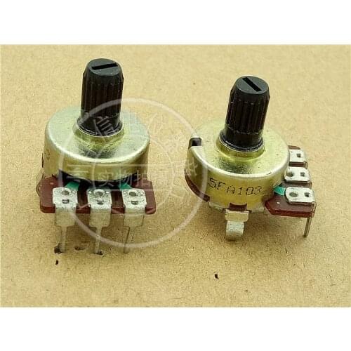 Original new 100% E3100 subwoofer potentiometer 5FA103 A10K A103 potentiometer handle long 10MM (SWITCH)