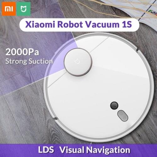 2020 Xiaomi Mi Robot Vacuum Cleaner 1S for Home Automatic Sweeping Dust Sterilize Smart Planned WIFI Mijia APP Remote Control