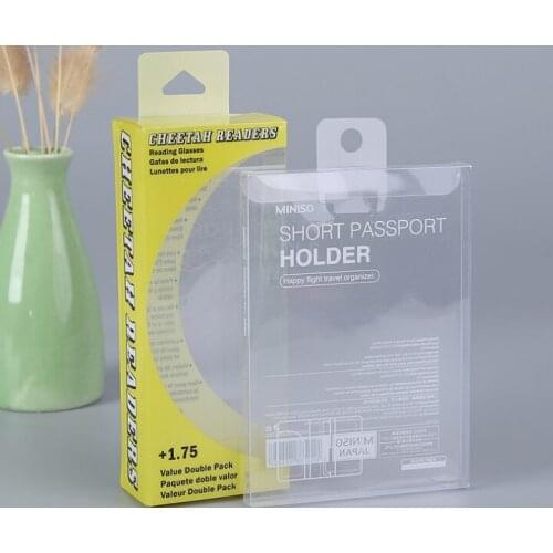 Custom Printed Logo Luxury Gift Hair Extension Packaging PET PVC PP Box Wholesale clear box ---PX20219