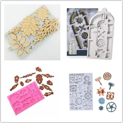 Mom&Pea GX318-321 Silicone Mold Cake Decoration Fondant Cake 3D Mold Food Grade