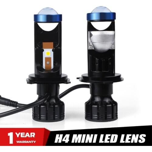 3500LM H4 Mini LED Projector Lens P5 H4 Auto Lenses LED Lamp Car Headlight Bulbs Hi/Lo Beam For Automobiles 12V 24V 6000K White