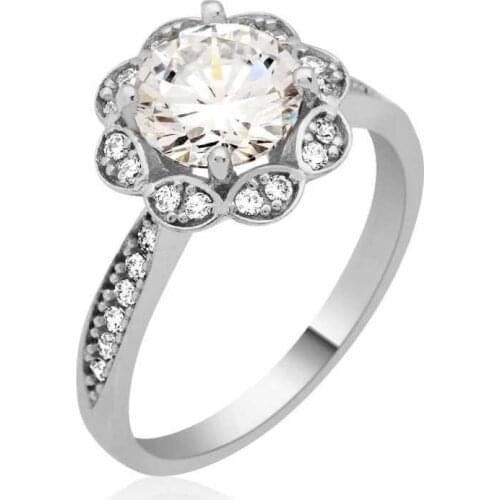 Tevuli 925 Sterling Silver Solitaire Womens Ring