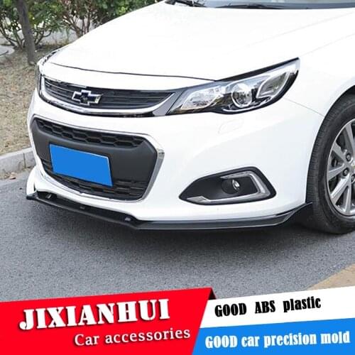 For Chevrolet Malibu Body kit spoiler 2016-2018 For Malibu ABS Rear lip rear spoiler front Bumper Diffuser Bumpers Protector